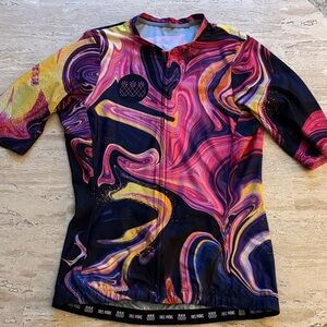 Colorful Women's Cycling Top